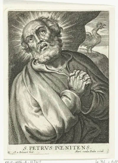 Heilige Petrus doet boete voor verraad