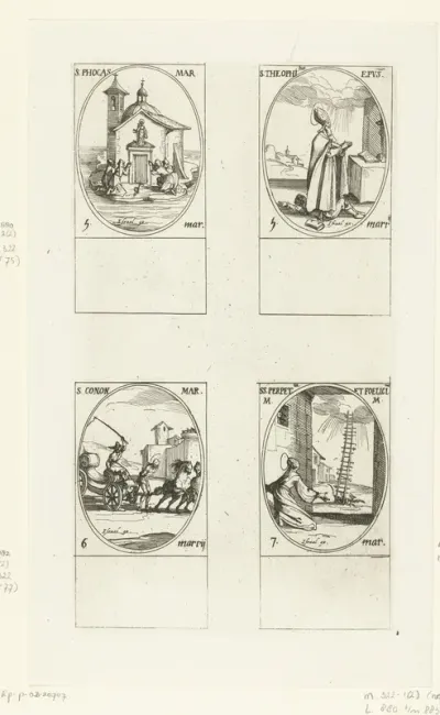 Heilige Phocas, Heilige Theophilus, Heilige Conon van Mandona, Heilige Perpetua en Heilige Felicitas van Carthago (5-7 maart)