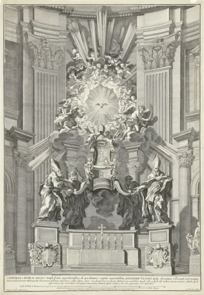 Heilige Stoel van Petrus in de Sint Pieter
