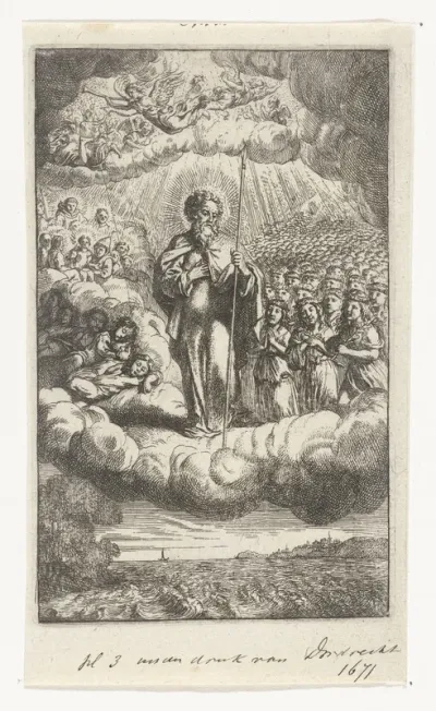Heilige Thomas in de hemel