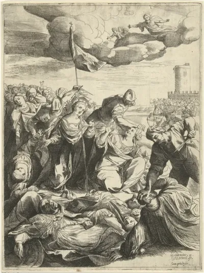 Heilige Ursula belegerd door de Hunnen
