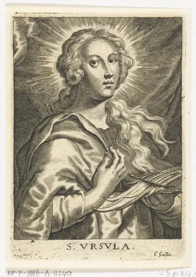 Heilige Ursula met twee pijlen