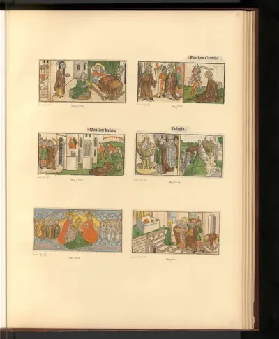 Heiligenleben ("Legenda aurea") (Buchillustration)