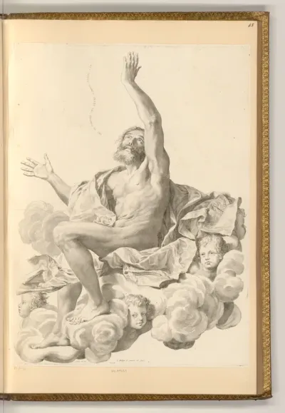 Heiliger Paulus auf Wolken