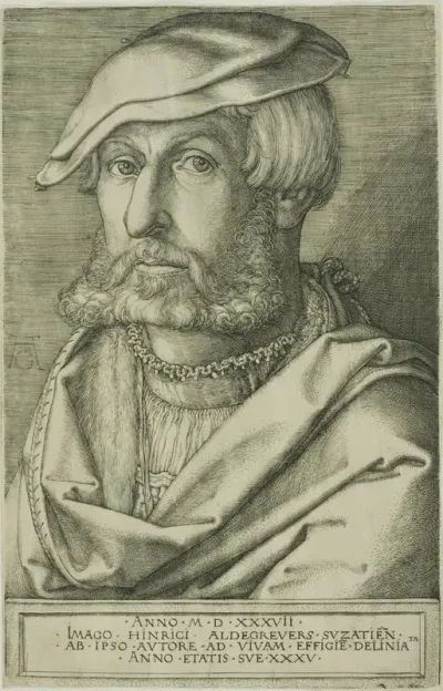 Heinrich Aldegrever, Aged 35