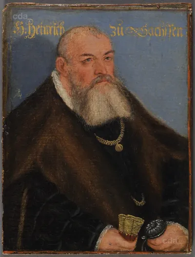 Heinrich the Pious, son of Duke Albrecht the Bold, died 1541