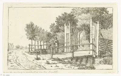 Hek van de herberg het Molentje aan de Amstel