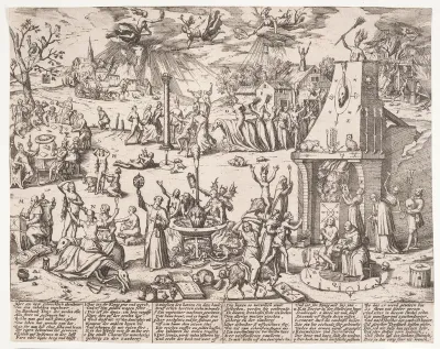 Heksesabbat. Flyveblad (Hort an new schrecklich abenthewr ...)