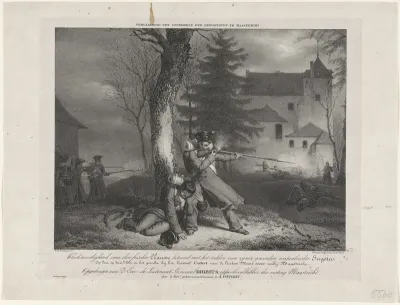 Heldendaad van fuselier Clausse, 1831