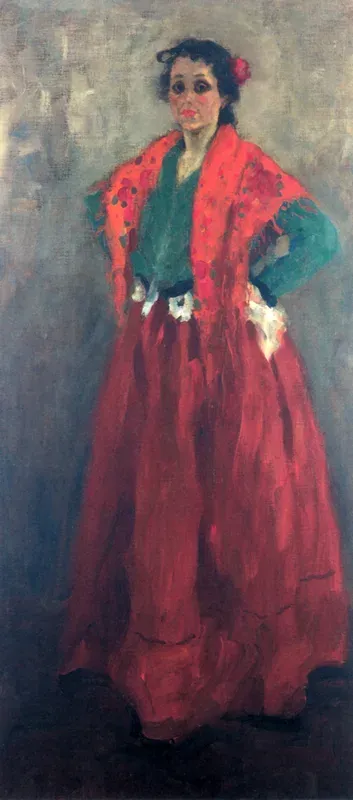 Helene im spanischen Kostüm