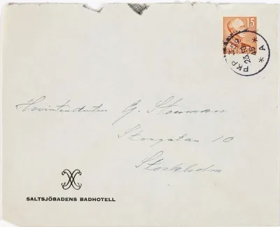 Helene Schjerfbeck's letter to Gösta Stenman 23.10.1945