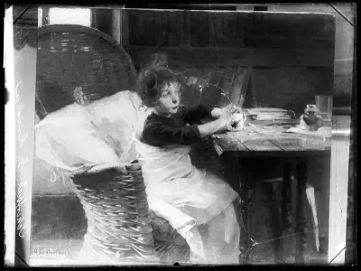 Helene Schjerfbeck: "Toipilas" vuodelta 1888