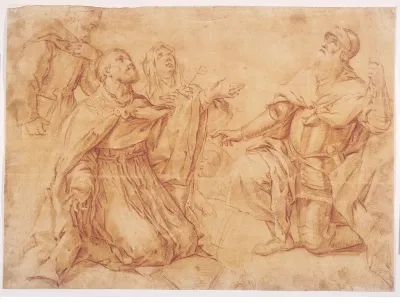 Helgenerne Augustin, Nicholas af Tolentino, Teresa og William