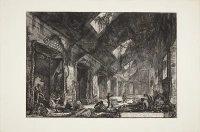 Heliocaminus-hallen ved Hadrians Villa i Tivoli