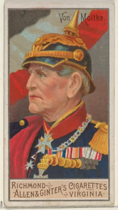 Helmuth Karl Bernhard Graf von Moltke, from the Great Generals series (N15) for Allen & Ginter Cigarettes Brands