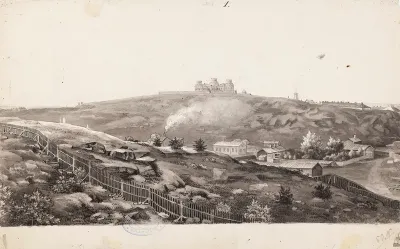 Helsinki Observatory Hill Park, illustration for Finland Depicted in Drawings, page no. 1