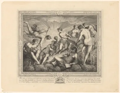 Hemel met de negen muzen