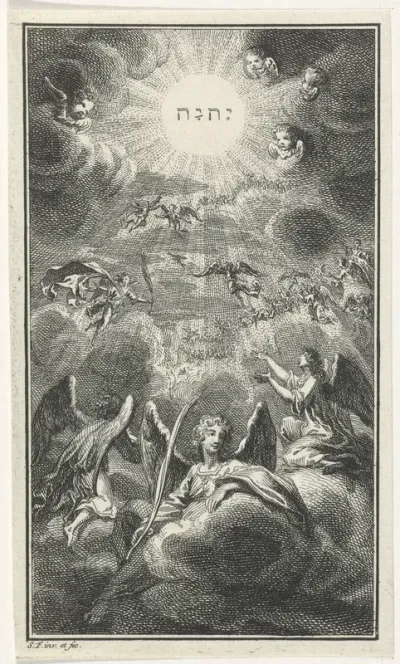 Hemel met engelen