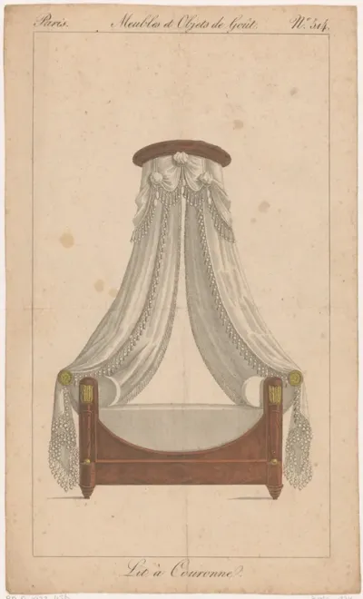 Hemelbed met pijlenkokers