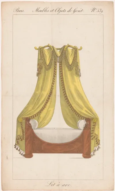 Hemelbed met zwanen