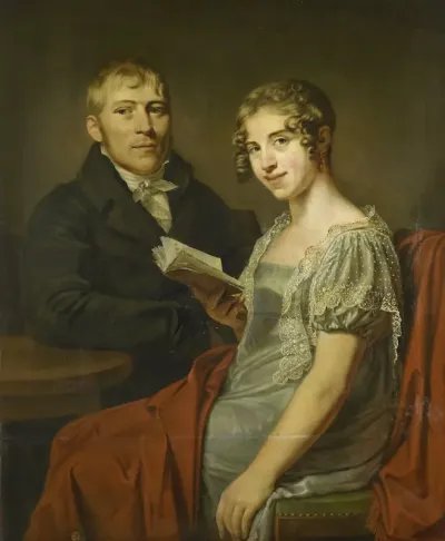 Hendrik Arend van den Brink (1783-1852) met zijn vrouw Lucretia Johanna van de Poll (1790-1850)