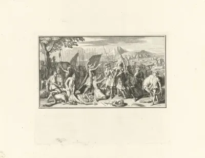 Hendrik VII wordt gekroond nadat hij Richard III verslagen heeft