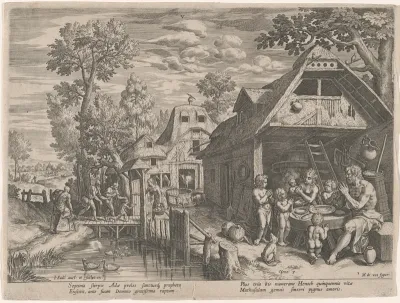 Henoch and His Family at a Meal