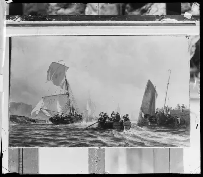 Henri Charles Stock: "Kalastajien lähtö", ajoittamaton