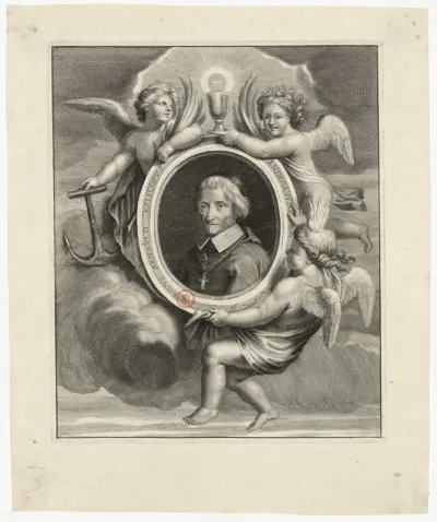 Henricus Arnauld Andecavensium Episcopus. Trouvain sculps. Parisiis 1673