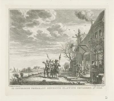 Henricus Slatius gevangen genomen, 1623