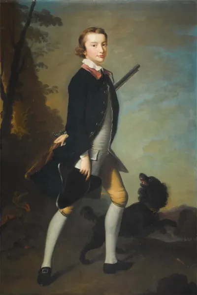 Henry Hunter (1738–1789) with a spaniel