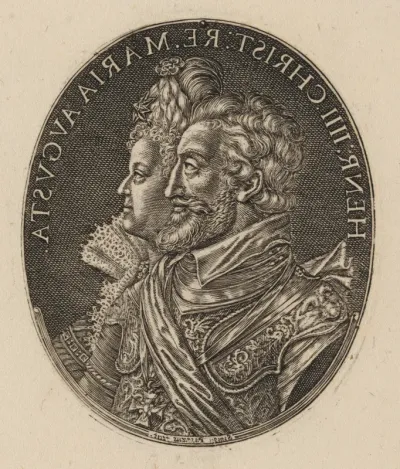 Henry IV and Maria de Medici [right half]