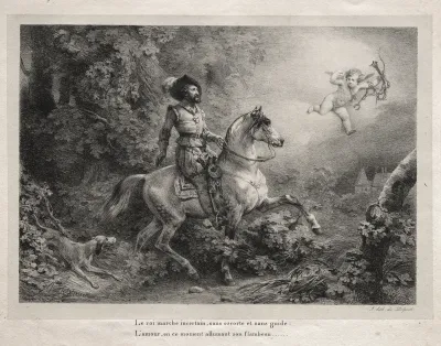 Henry IV Rides to the Château d'Anet