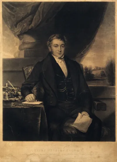 Henry Jephson. Mezzotint by C. E. Wagstaff, 1842, after T. Barber