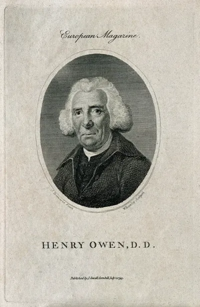 Henry Owen. Line engraving by W. Bromley, 1795, after S. Drummond