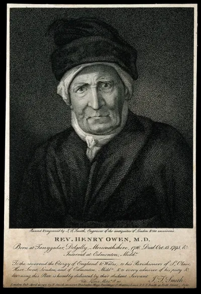 Henry Owen. Stipple engraving by J. T. Smith, 1797, after himself