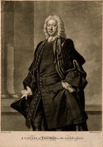 Henry Prude. Mezzotint by J. Faber, junior, 1750 after T. Hudson