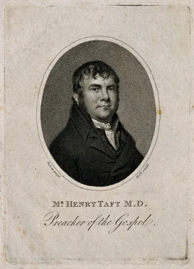 Henry Taft. Stipple engraving by W. Holl, 1815, after J. Jackson