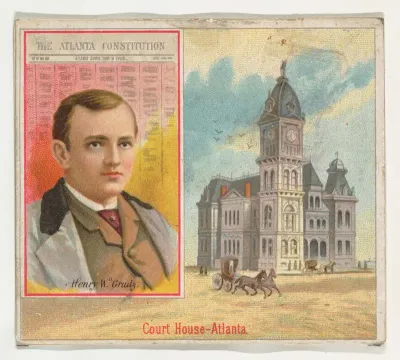 Henry W. Grady, The Atlanta Constitution, from the American Editors series (N35) for Allen & Ginter Cigarettes