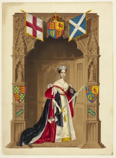 Her Majesty Queen Victoria, also called Queen Victoria as Sovereign of the Order of the Garter