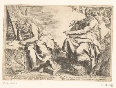 Heraclitus en Democritus