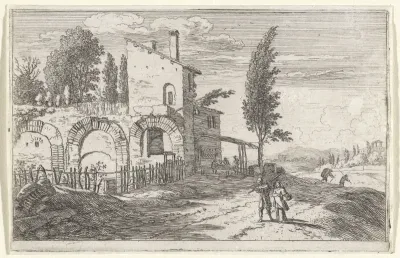 Herberg in de ruïne van het keizerlijk paleis