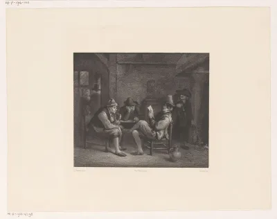 Herberg met figuren
