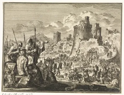 Herbouw van de muren van Jeruzalem