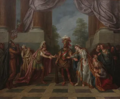 Hercule ramène Alceste des enfers à son époux Admète