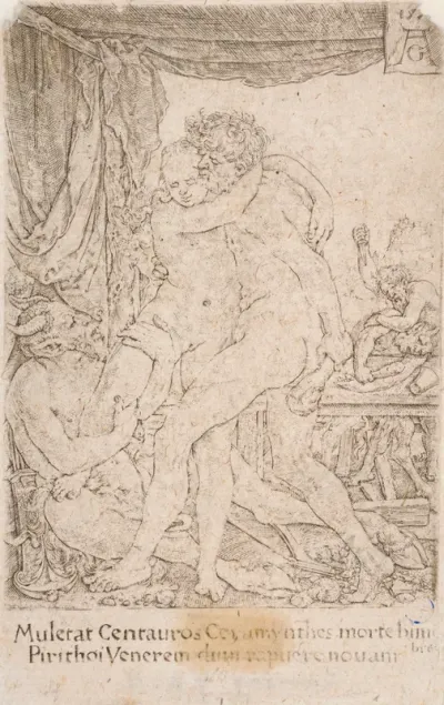 Hercules and Hippodameia, from the series:  The Labours of Hercules (10)