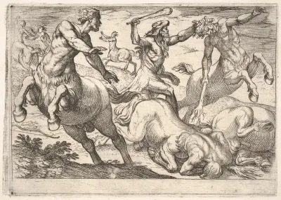 Hercules and the Centaurs, from "The Labors of Hercules"