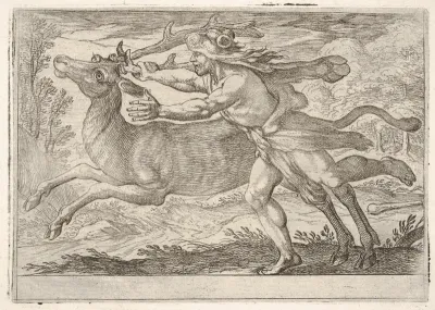 Hercules and the Hind of Mount Cerynea, from "The Labors of Hercules"
