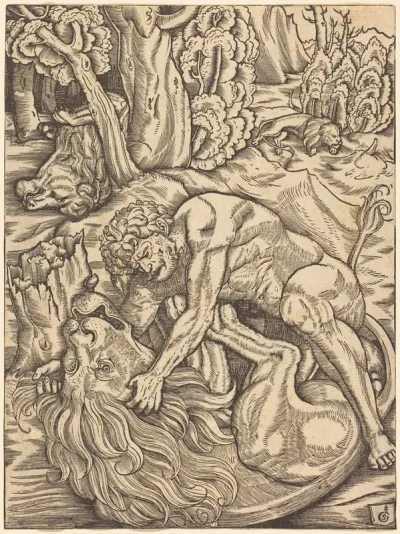 Hercules and the Nemean Lion
