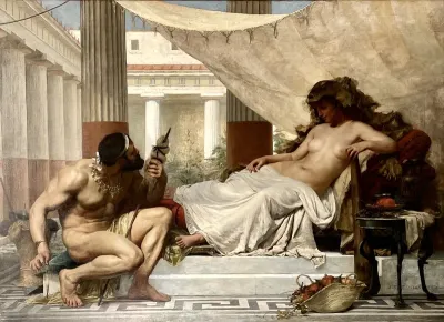 Hercules at the feet of Omphale